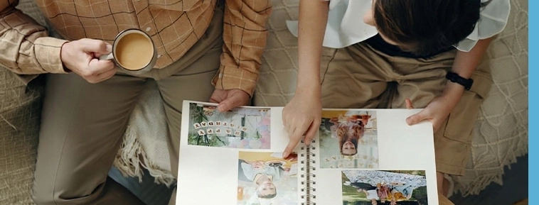 Album foto a spirale