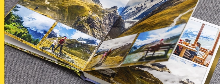 Album foto con copertina rigida